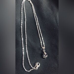 Vibrant Austrian crystal heart pendant with chain